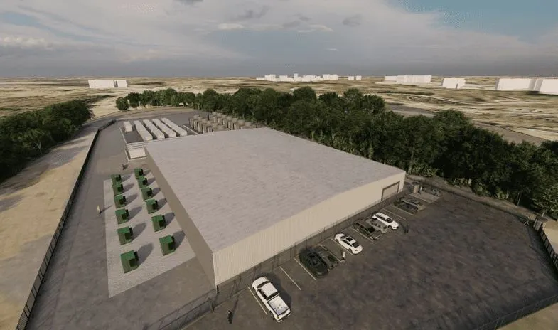 A map showing a data centre location in London, UK