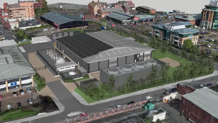 A map showing our data centre in Reading, UK